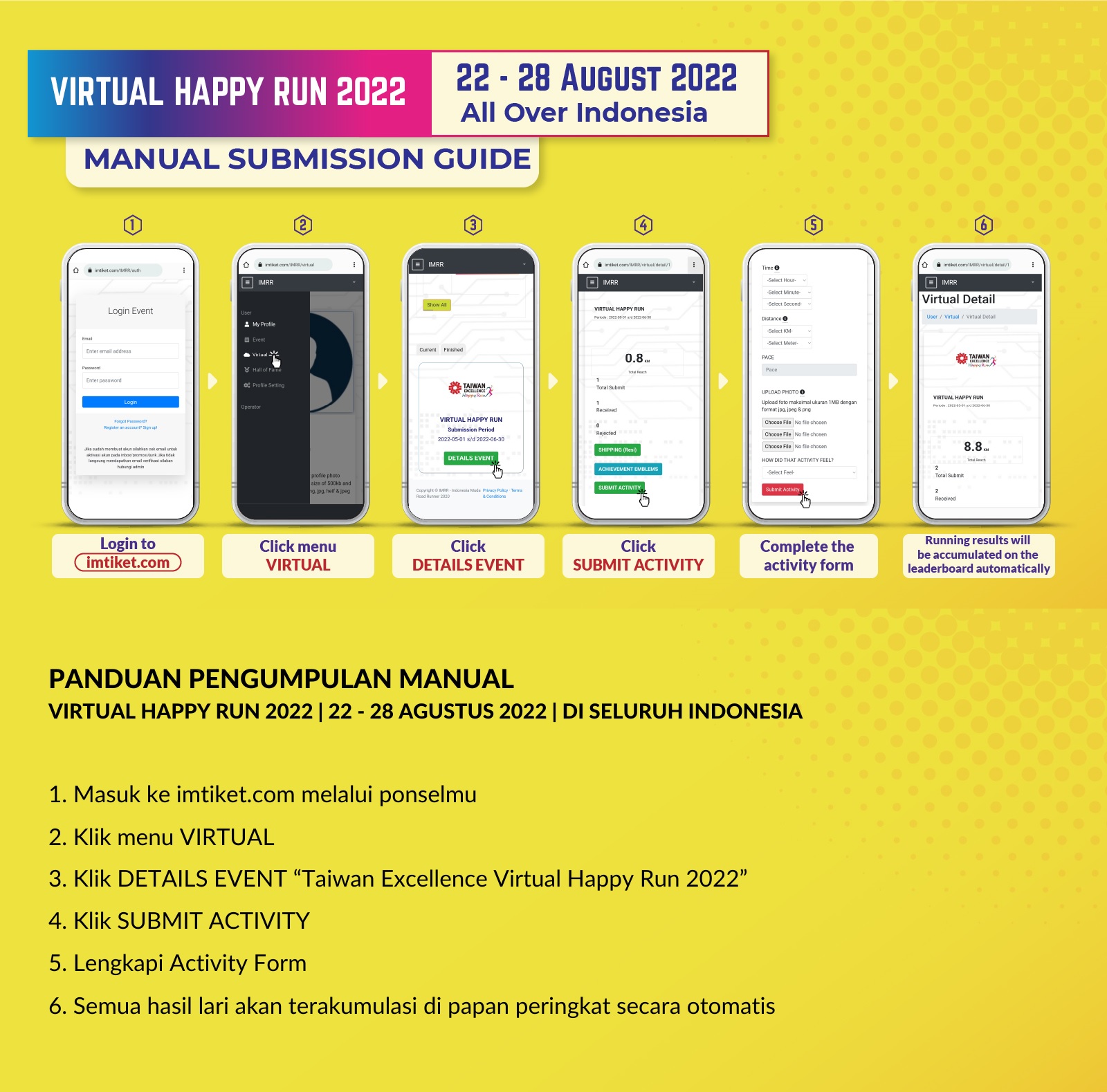 How To Join Virtual Happy1 Run